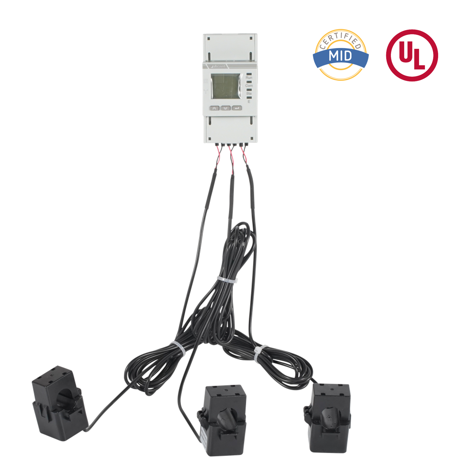 스플릿 코어 CT가 포함된 UL 인증 AC 3상 에너지 미터