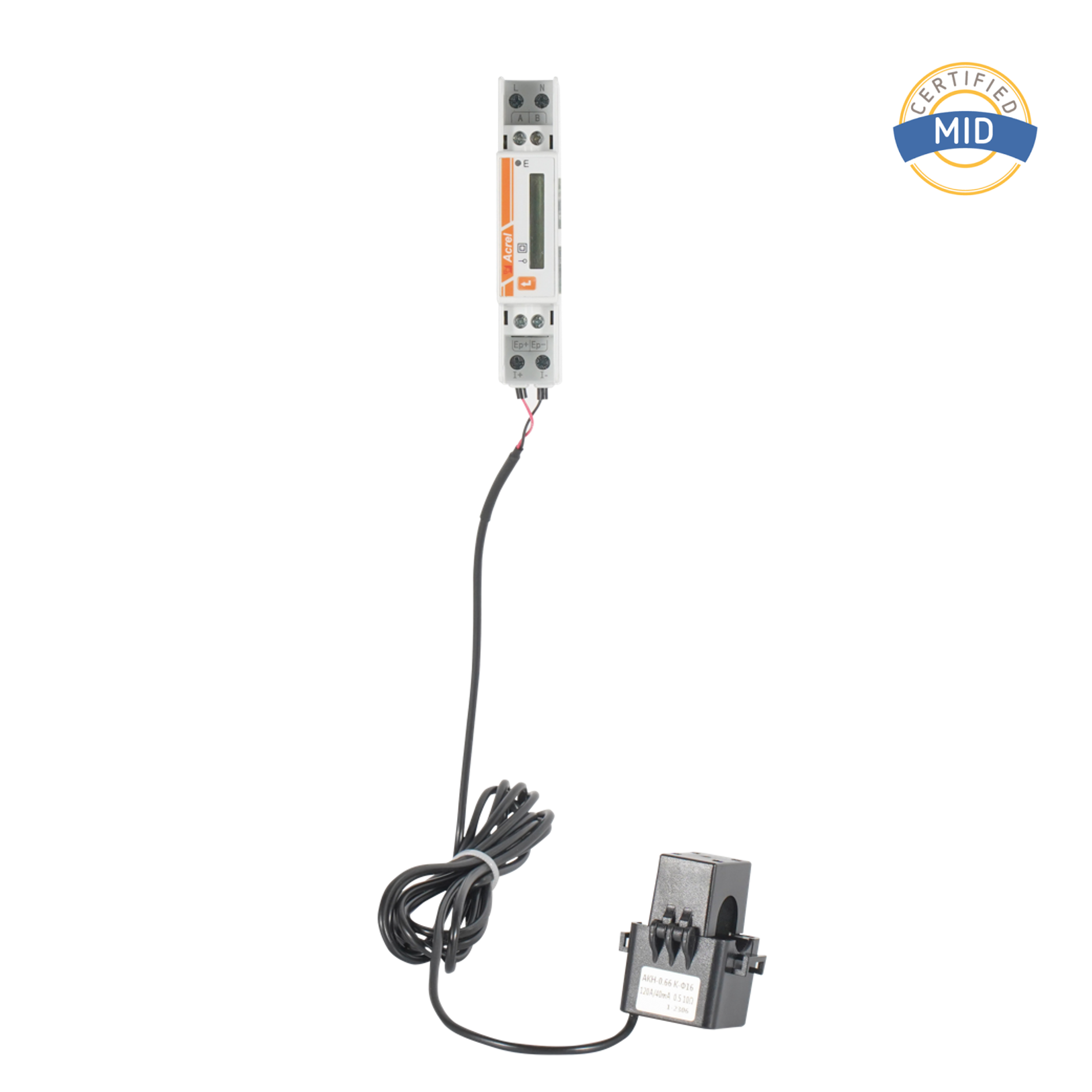 외부 CT가 포함된 MID 인증 AC 단상 에너지 계측기