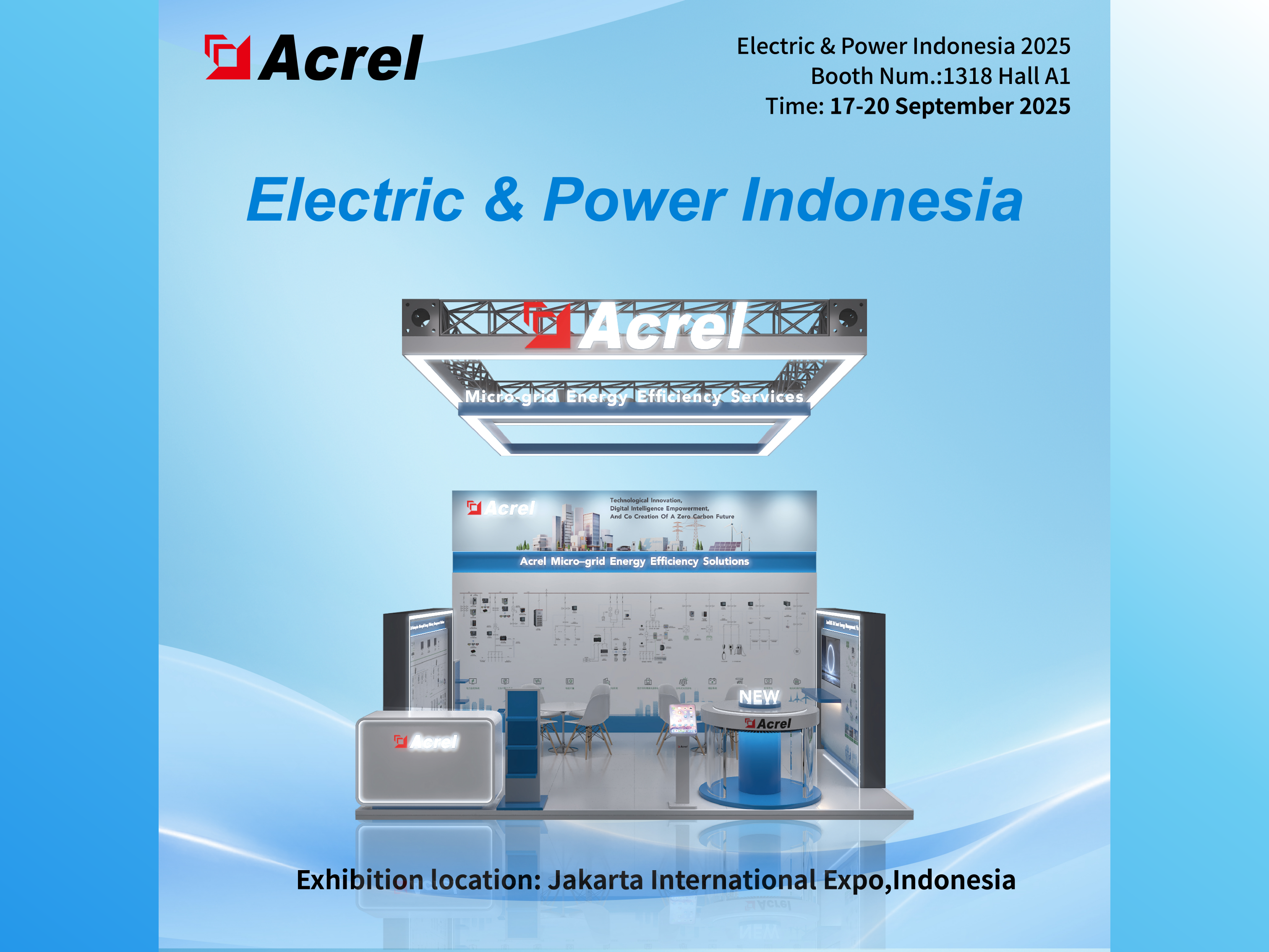 Acrel, Electric & Power Indonesia 2025에서 고급 에너지 관리 솔루션 선보여