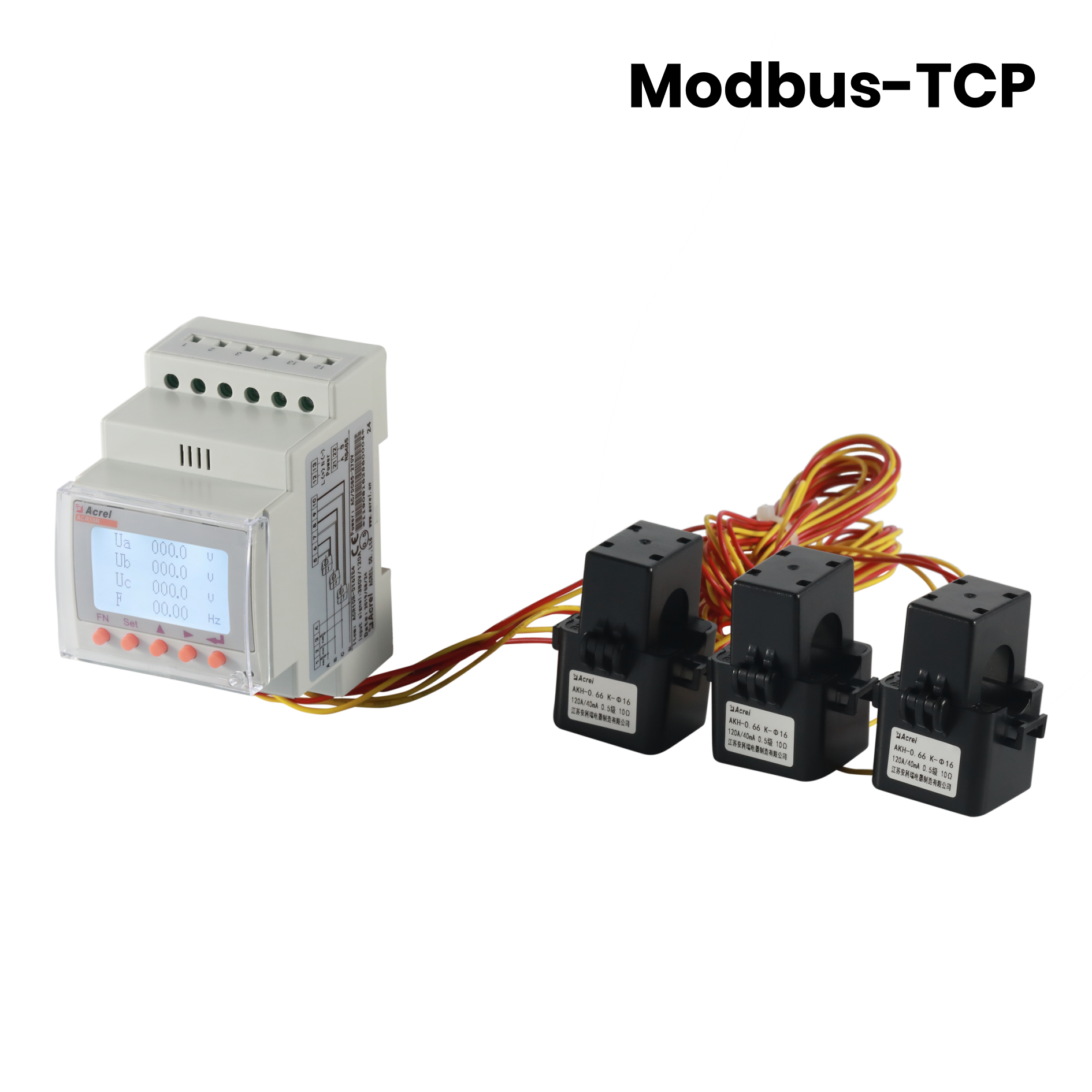 외부 CT가 있는 이더넷 통신 Modbus-TCP AC 3상 에너지 미터
